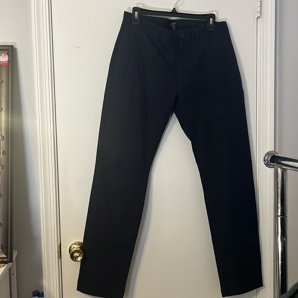 Jcrew 484 Slim-fit Navy Blue tech pants casual 32/32 AA712 RN 56445